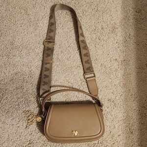 Aden + Louise Isabella Crossbody/Mini Clutch Bag with Bayou Princess Crown Charm